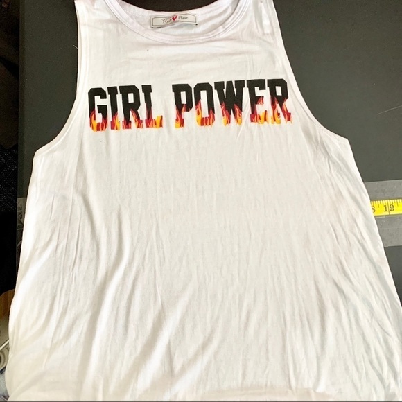 Kali Reve New Girl Power Fire Sleeveless T-Shirt - Picture 7 of 10